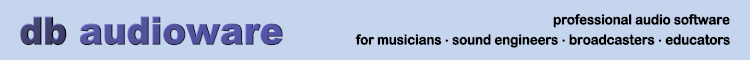 db audioware - professional audio software